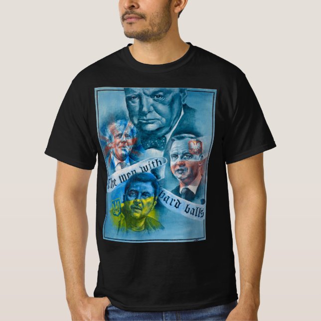 Men T-shirt with a fine art printing  (Front)