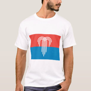 Men T Shirt with Flag of Kansas City, Missouri