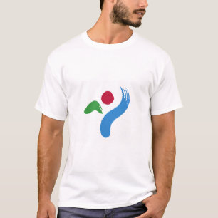 Men T Shirt with Flag of Seoul, South Korea