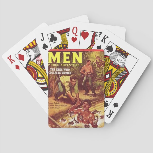 Men true adventure 2 playing cards (Back)