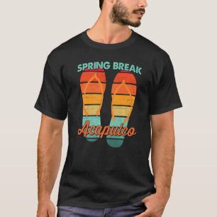 Men Vintage Spring Break Retro Acapulco Vacation F T-Shirt
