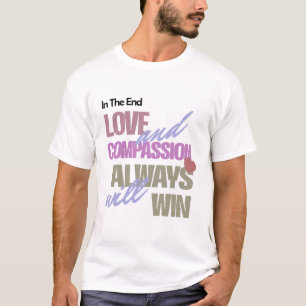 Men White T-Shirt with inspiration quotes