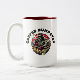 Men who enjoy drinking coffee with a a good laugh Two-Tone coffee mug