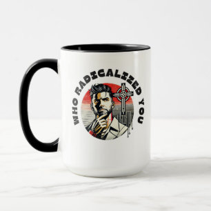 Men who love coffee and a good rabit hole mug
