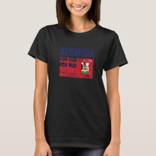 Men Women Bermuda National Pride Distress Bermuda T-Shirt