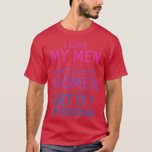 Men Women Bisexual Gay Pride LGBTQ LGBT Pride Mont T-Shirt