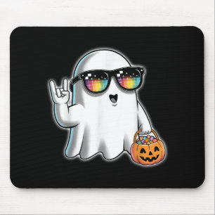Men Women Boys Girls Ghost Boo Rock Pumpkin Hallow Mouse Mat