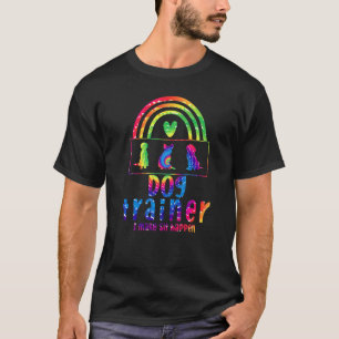 Men Women Cool Dog Trainer I Make Sit Happen Dog T T-Shirt