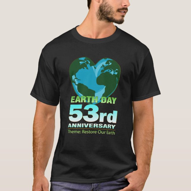 Men Women Earth Day 2023 Awareness T-Shirt (Front)