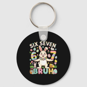 Men Women Easter Day Bruh 67 Meme Key Ring