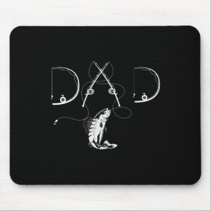 Men Women Fisherman Dad Fishing Enthusiast Fish Lo Mouse Mat