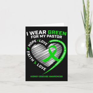 Men Women Gifts Christian Pastor Kidney Disease Aw Card