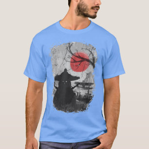 Men Women Graphic Tee Japanese Anime Samurai