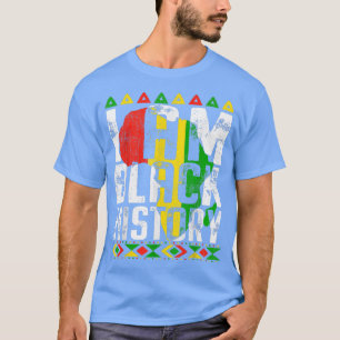 Men Women I Am Black History Month African America T-Shirt