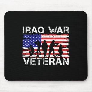 Men Women Iraq War Veteran Mouse Mat