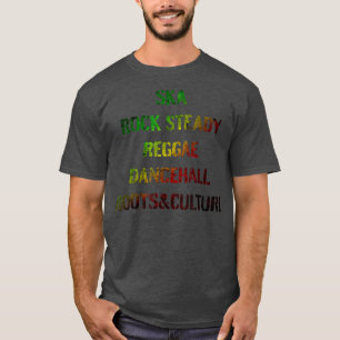 Men Women Jamaica Reggae Music Dancehall Reggae T-Shirt
