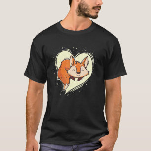 Men Women Kids Fox Heart  Animal  Furry 1 T-Shirt