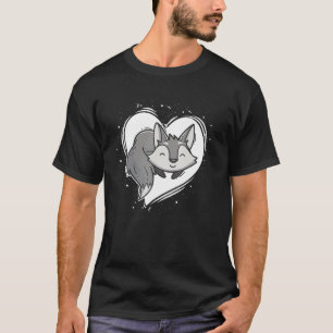 Men Women Kids Fox Heart  Animal  Furry 2 T-Shirt