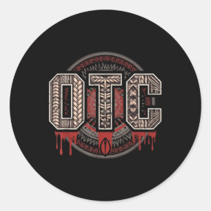 Men Women Kids Otc Bloodline Wrestling Roman Fan M Classic Round Sticker