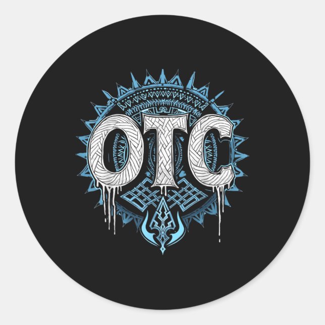 Men Women Kids Otc Bloodline Wrestling Roman Fan M Classic Round Sticker (Front)