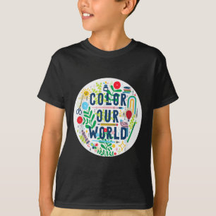 Men Women Kids Summer Reading Program 2025 Colour  T-Shirt