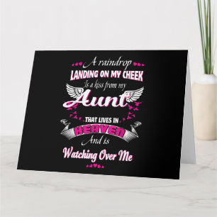 Men Women Loss Aunt In Loving Memorial My Aunt Card
