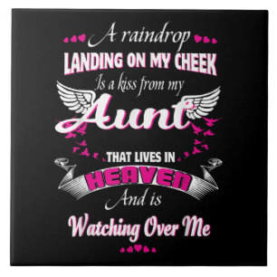 Men Women Loss Aunt In Loving Memorial My Aunt Tile