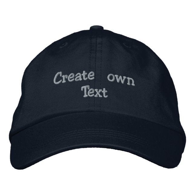 Men Women Size Fits all Embroidered Hat (Front)