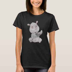 Men Women Zoo Animal Baby Hippos Cool Hippopotamus T-Shirt