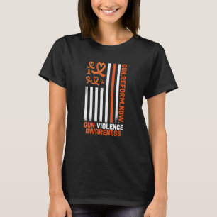Men Womens End Gun Violence Wear Orange T-Shirt