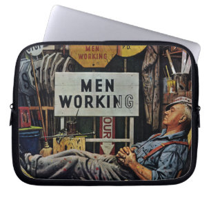 Men Working Laptop Sleeve