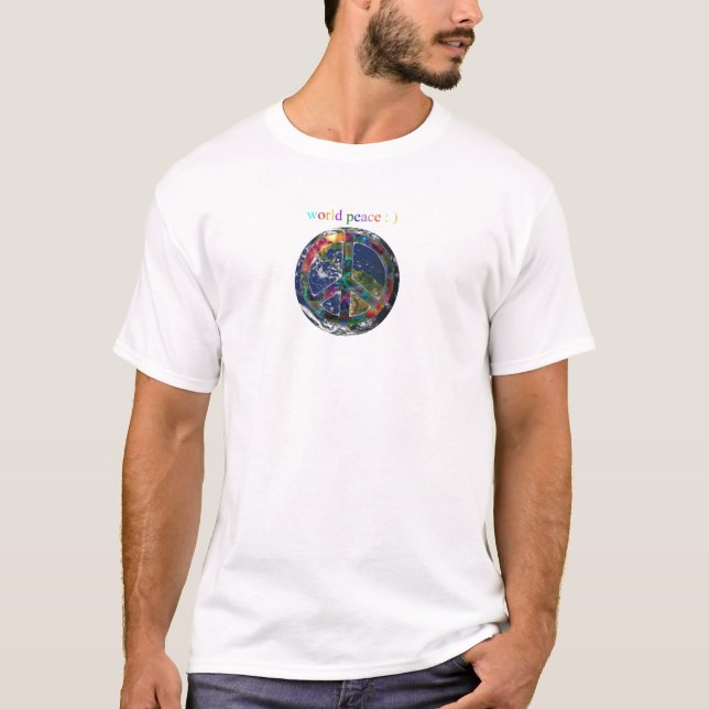 Men World Peace T-Shirt (Front)