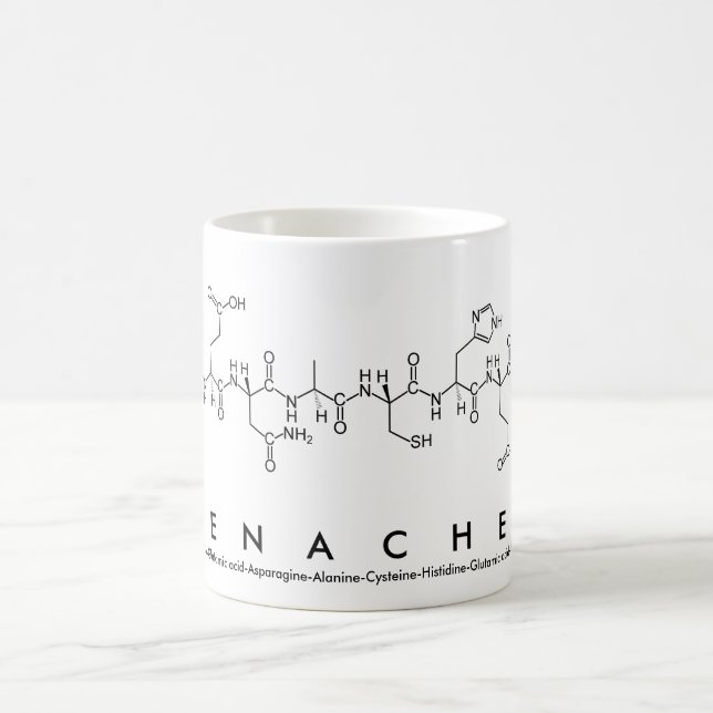 Menachem peptide name mug (Center)