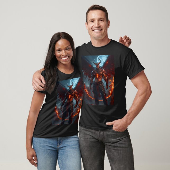 Menacing Devil Angel Unleashed" T-Shirt (Unisex)