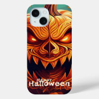 Menacing Jack-o-Lantern Glowing Eyes Halloween