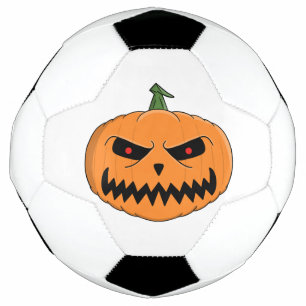 Menacing Jack O'Lantern Halloween Football