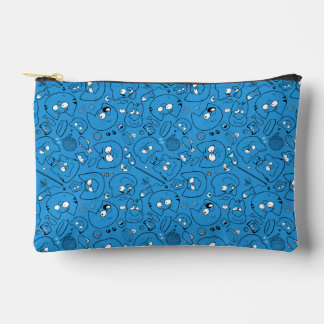Menagerie Cat Blue, small zip bag