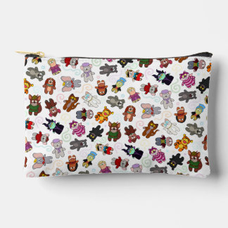 Menagerie style favorite characters, small tote accessory pouch