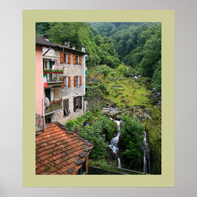 Menaggio Cliffs Poster (Front)