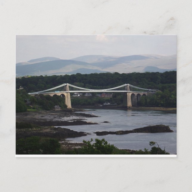 Menai Bridge Postcard (Front)