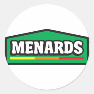 Menards home Improvement  Classic Round Sticker