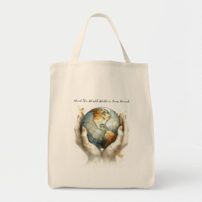 Mend The World Tote Bag (Front)