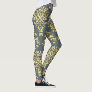 Mendela Pattern, Gold Leggings