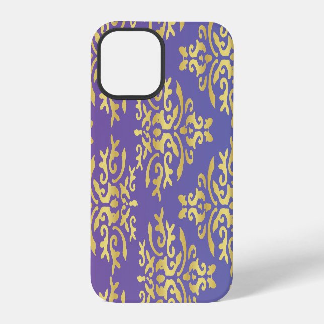 Mendela Pattern, purple iPhone Case (Back)