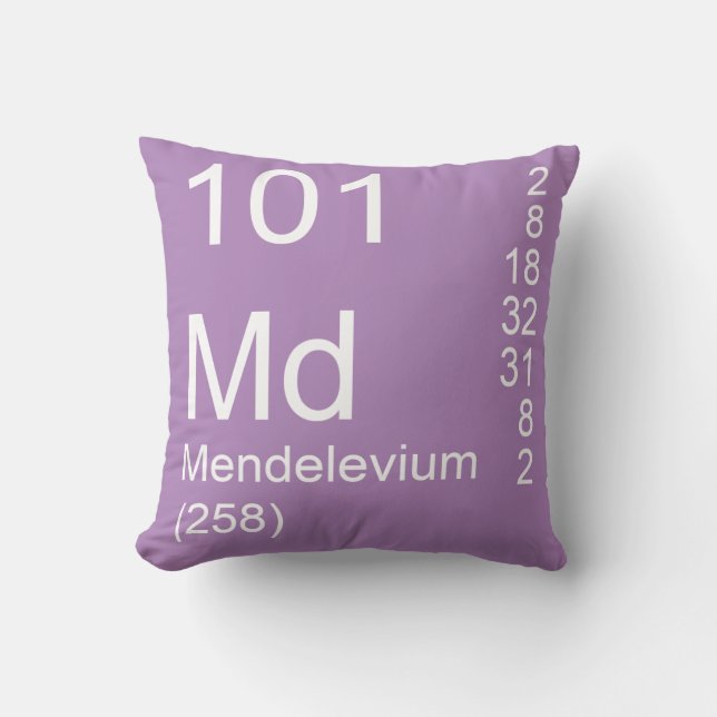 Mendelevium Cushion (Front)