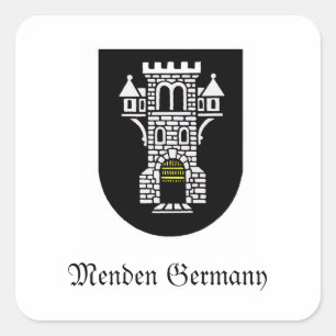 Menden Germany Square Sticker