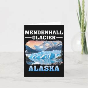 Mendenhall Glacier Alaska Outdoor Hiking Camping  Card
