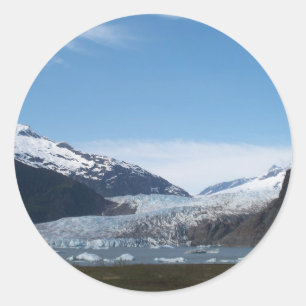 Mendenhall Glacier Classic Round Sticker