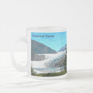 Mendenhall Glacier Frosted Glass Coffee Mug