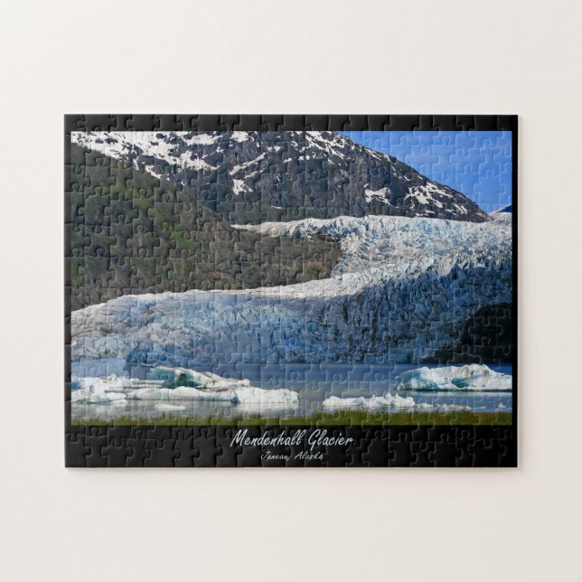 Mendenhall Glacier / Juneau Alaska Jigsaw Puzzle (Horizontal)